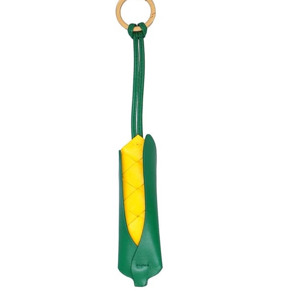 Bottega Veneta Corn Keychain Key Ring